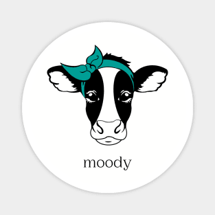 Cow - Moody Magnet